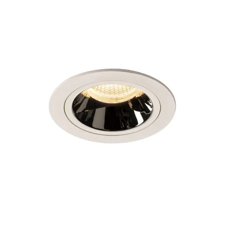 NUMINOS® M, encastré de plafond intérieur, 55 deg , blanc/chrome, LED, 17,55W, 3000K, IP20/IP44