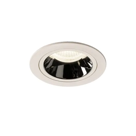 NUMINOS® M, encastré de plafond intérieur, 55 deg , blanc/chrome, LED, 17,55W, 4000K, IP20/IP44