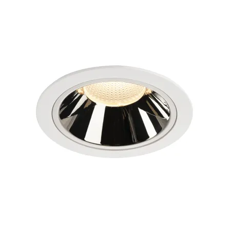 NUMINOS® XL, encastré de plafond intérieur, 55 deg , blanc/chrome, LED, 37,4W, 3000K, IP20/IP44