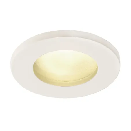 DOLIX OUT, encastré de plafond intérieur/extérieur, rond, blanc, GU10/QPAR51, 50W max, IP65