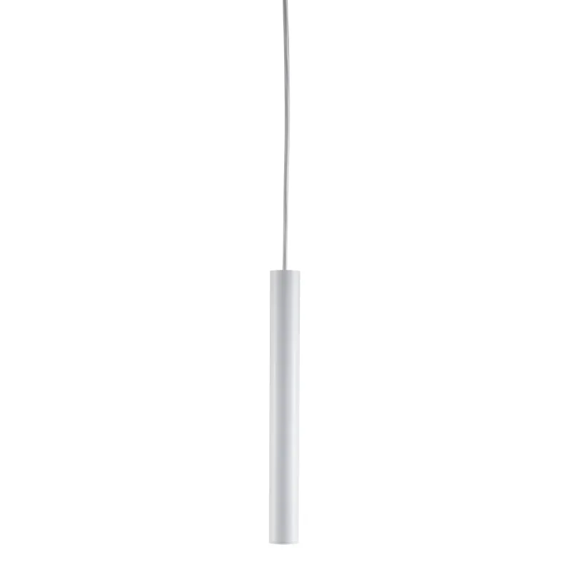 FITU, suspension intérieure, hauteur 40 cm, blanc, E27, 60W max, câble nu sans patère de 5m