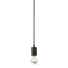FITU, suspension intérieure, hauteur 9,1 cm, noir, E27, 60W max, câble nu sans patère de 5m