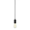 FITU, suspension intérieure, hauteur 9,1 cm, noir, E27, 60W max, câble nu sans patère de 5m