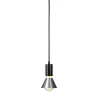 FITU, suspension intérieure, hauteur 9,1 cm, noir, E27, 60W max, câble nu sans patère de 5m