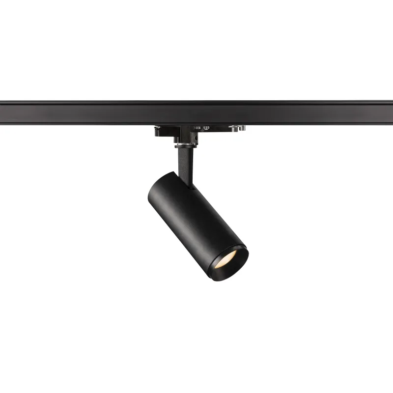 NUMINOS® S, spot pour rail 3 allumages intérieur, 24 deg , noir, LED, 11W, 2700K, variable Dali