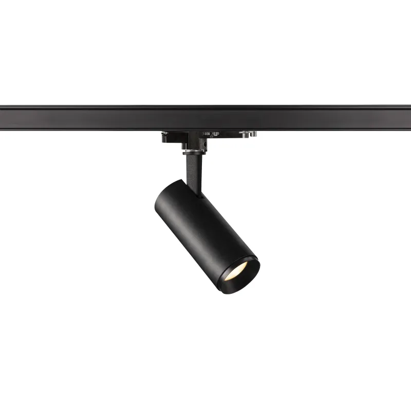 NUMINOS® S, spot pour rail 3 allumages intérieur, 24 deg , noir, LED, 11W, 3000K, variable Dali