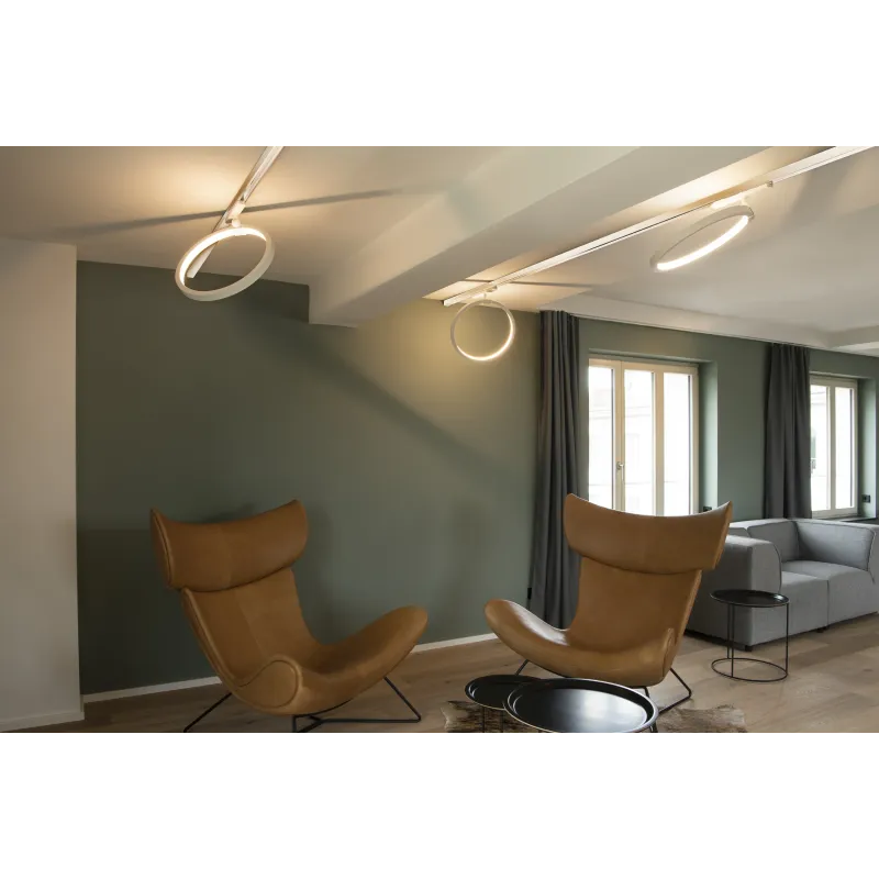 ONE 40 TRACK, spot pour rail 3 allumages intérieur, blanc, LED, 15,2W, 3000K, variable Dali