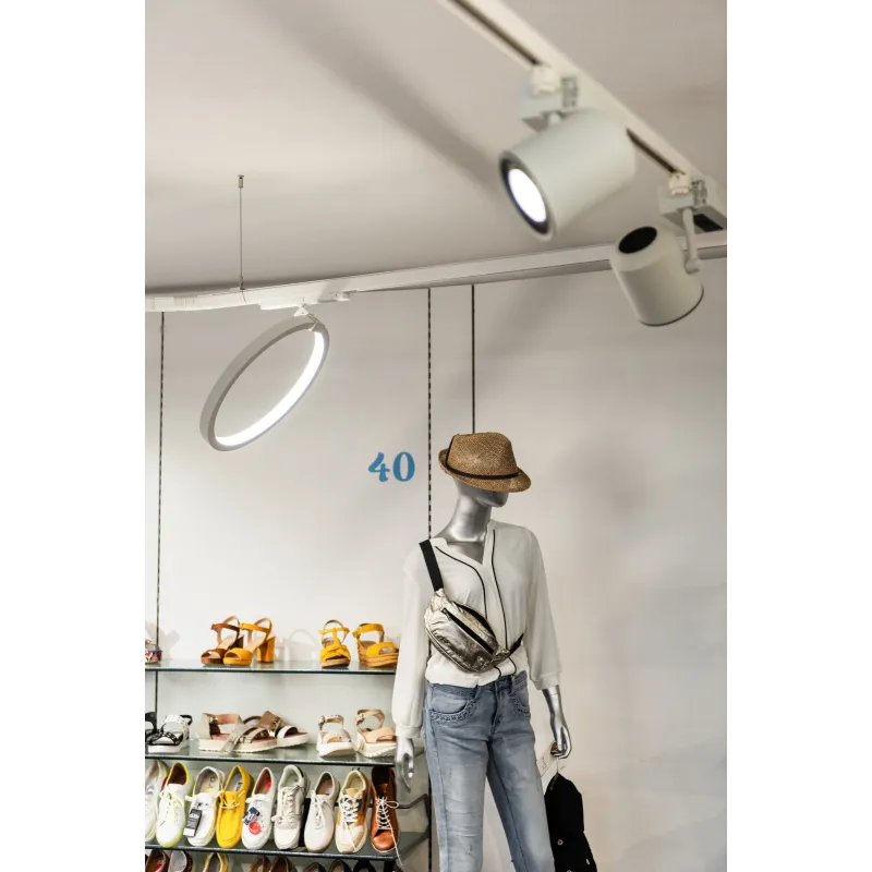 ONE 40 TRACK, spot pour rail 3 allumages intérieur, blanc, LED, 15,2W, 3000K, variable Dali