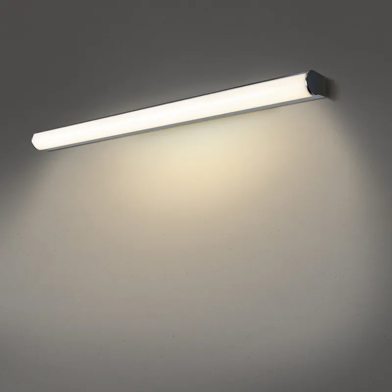 MARYLIN 90, applique intérieure, longueur 90 cm, chrome/blanc, LED, 21W, 3000K/4000K, IP44