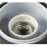GRAFIT, applique extérieure, rond, anthracite, E27, 11W max, IP44, détecteur de mouvements
