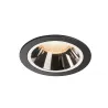 NUMINOS® L, encastré de plafond intérieur, 40 deg , noir/chrome, LED, 25,41W, 2700K, IP20/IP44