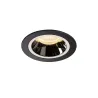 NUMINOS® M, encastré de plafond intérieur, 20 deg , noir/chrome, LED, 17,55W, 3000K, IP20/IP44