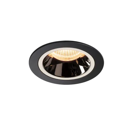 NUMINOS® M, encastré de plafond intérieur, 40 deg , noir/chrome, LED, 17,55W, 2700K, IP20/IP44