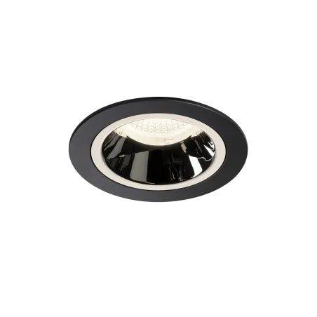 NUMINOS® M, encastré de plafond intérieur, 40 deg , noir/chrome, LED, 17,55W, 4000K, IP20/IP44