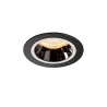 NUMINOS® M, encastré de plafond intérieur, 55 deg , noir/chrome, LED, 17,55W, 2700K, IP20/IP44
