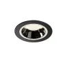 NUMINOS® M, encastré de plafond intérieur, 55 deg , noir/chrome, LED, 17,55W, 4000K, IP20/IP44