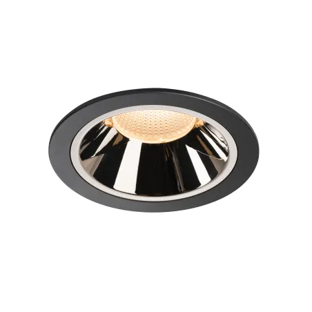 NUMINOS® XL, encastré de plafond intérieur, 20 deg , noir/chrome, LED, 37,4W, 2700K, IP20/IP44