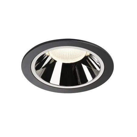 NUMINOS® XL, encastré de plafond intérieur, 20 deg , noir/chrome, LED, 37,4W, 4000K, IP20/IP44