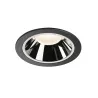 NUMINOS® XL, encastré de plafond intérieur, 20 deg , noir/chrome, LED, 37,4W, 4000K, IP20/IP44