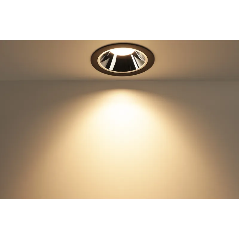 NUMINOS® XL, encastré de plafond intérieur, 40 deg , noir/chrome, LED, 37,4W, 3000K, IP20/IP44