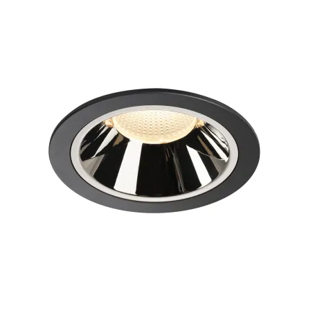 NUMINOS® XL, encastré de plafond intérieur, 55 deg , noir/chrome, LED, 37,4W, 3000K, IP20/IP44