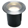 DASAR® 215, encastré de sol extérieur, rond, inox, E27, 11W max, IP67, collerette inox 316