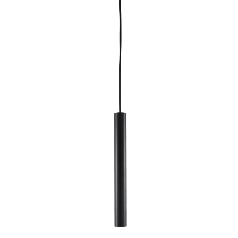 FITU, suspension intérieure, hauteur 40 cm, noir, E27, 60W max, câble nu sans patère de 5m
