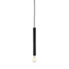 FITU, suspension intérieure, hauteur 40 cm, noir, E27, 60W max, câble nu sans patère de 5m
