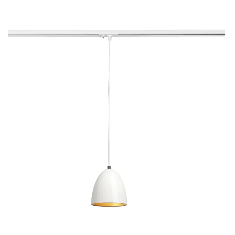 PARA CONE 14, suspension pour rail 1 allumage intérieur, blanc laqué, GU10/QPAR51, 35W max