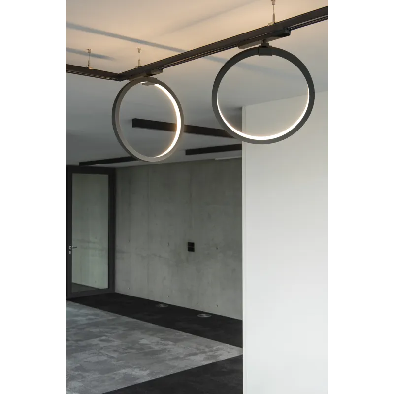ONE 40 TRACK, spot pour rail 3 allumages intérieur, noir, LED, 15,2W, 3000K, variable Dali