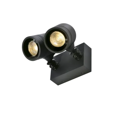 MYRA, applique et plafonnier extérieur, double, anthracite, GU10/QPAR51, 2x 50W max, IP55