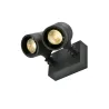 MYRA, applique et plafonnier extérieur, double, anthracite, GU10/QPAR51, 2x 50W max, IP55