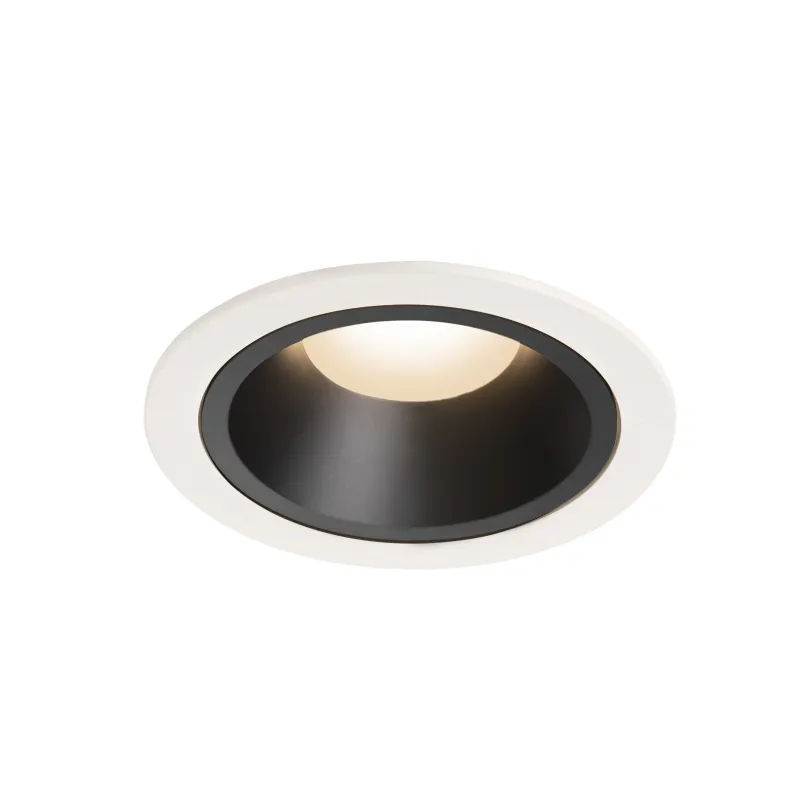 NUMINOS® L, encastré de plafond intérieur, 55 deg , blanc/noir, LED, 25,41W, 3000K, IP20/IP44