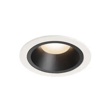 NUMINOS® L, encastré de plafond intérieur, 55 deg , blanc/noir, LED, 25,41W, 3000K, IP20/IP44