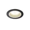 NUMINOS® M, encastré de plafond intérieur, 20 deg , noir/blanc, LED, 17,55W, 4000K, IP20/IP44
