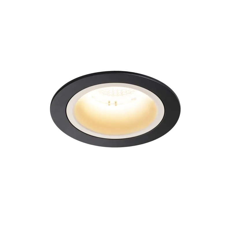 NUMINOS® M, encastré de plafond intérieur, 40 deg , noir/blanc, LED, 17,55W, 3000K, IP20/IP44