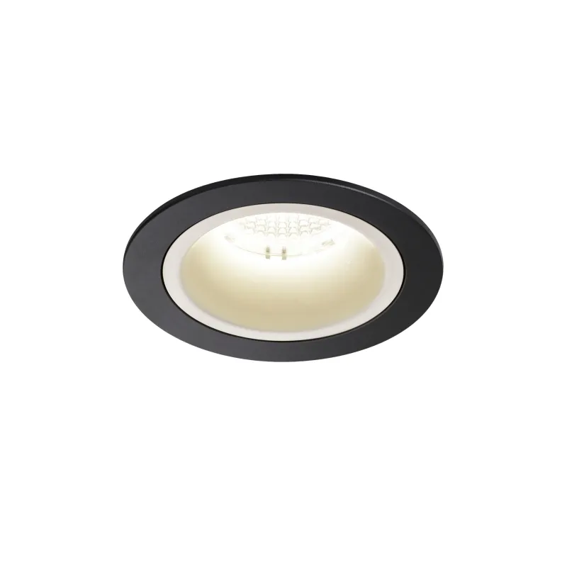 NUMINOS® M, encastré de plafond intérieur, 40 deg , noir/blanc, LED, 17,55W, 4000K, IP20/IP44