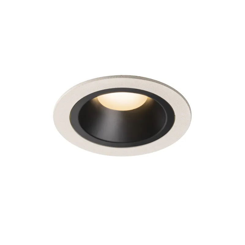NUMINOS® M, encastré de plafond intérieur, 55 deg , blanc/noir, LED, 17,55W, 3000K, IP20/IP44