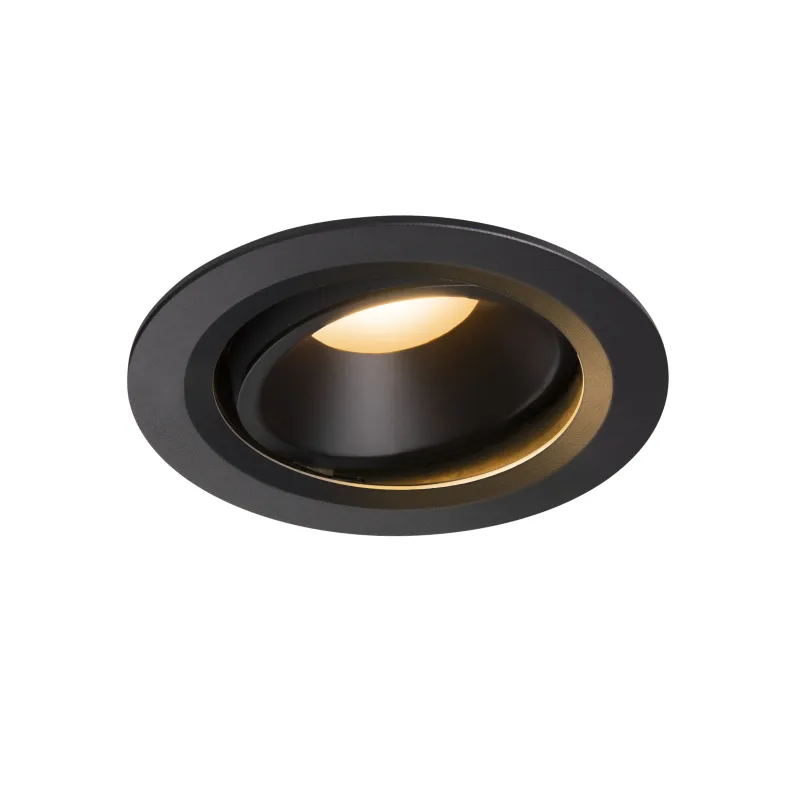 NUMINOS® MOVE L, encastré de plafond intérieur, orientable, 55 deg , noir, LED, 25,41W, 2700K