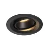 NUMINOS® MOVE M, encastré de plafond intérieur, orientable, 55 deg , noir, LED, 17,55W, 2700K