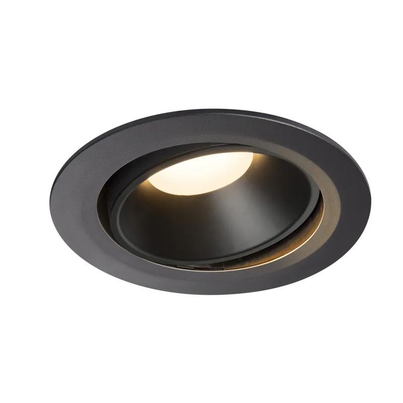 NUMINOS® MOVE XL, encastré de plafond intérieur, orientable, 20 deg , noir, LED, 37,4W, 3000K