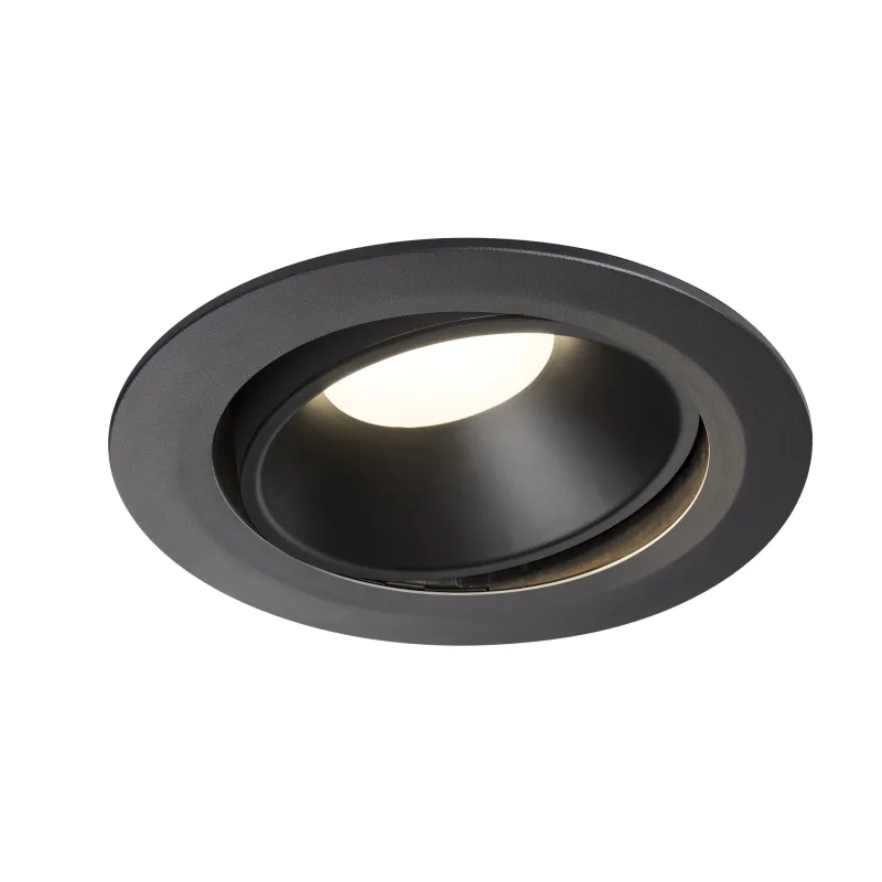 NUMINOS® MOVE XL, encastré de plafond intérieur, orientable, 40 deg , noir, LED, 37,4W, 4000K