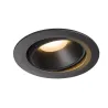 NUMINOS® MOVE XL, encastré de plafond intérieur, orientable, 55 deg , noir, LED, 37,4W, 2700K