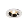 NUMINOS® S, encastré de plafond intérieur, 55 deg , blanc/chrome, LED, 8,6W, 2700K, IP20/IP44