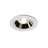 NUMINOS® S, encastré de plafond intérieur, 55 deg , blanc/chrome, LED, 8,6W, 4000K, IP20/IP44