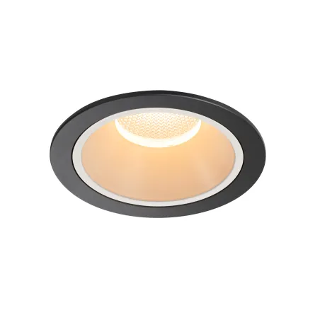 NUMINOS® XL, encastré de plafond intérieur, 20 deg , noir/blanc, LED, 37,4W, 2700K, IP20/IP44