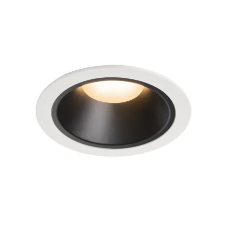NUMINOS® XL, encastré de plafond intérieur, 55 deg , blanc/noir, LED, 37,4W, 2700K, IP20/IP44