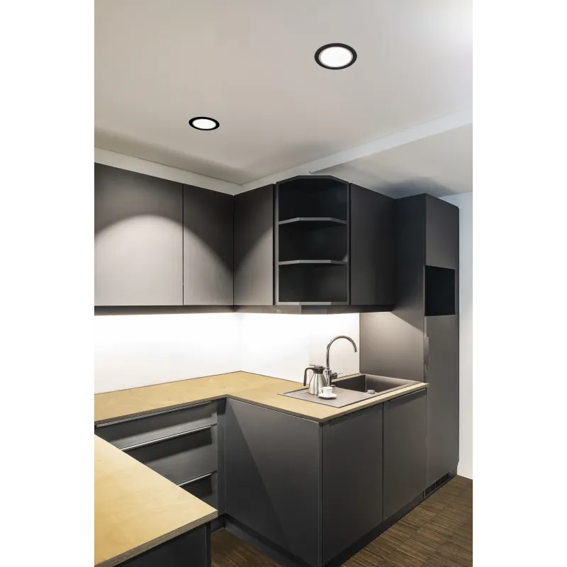 NUMINOS® XL, encastré de plafond intérieur, 55 deg , noir/blanc, LED, 37,4W, 3000K, IP20/IP44