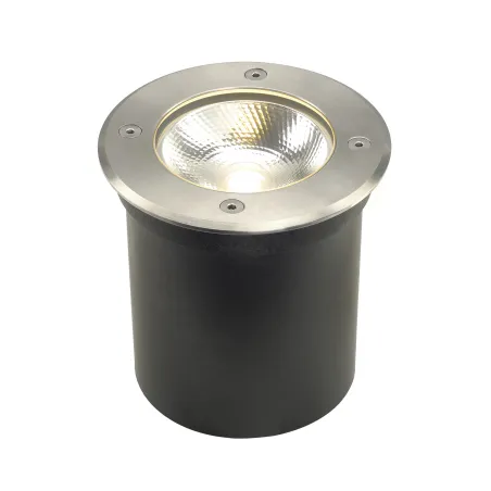 ROCCI, encastré de sol extérieur, rond, inox, LED, 8,6W, 3000K, IP67, collerette inox 316