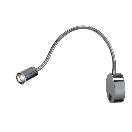 DIO FLEX PLATE, applique intérieure, liseuse, chrome, LED, 1,9W, 2700K, avec interrupteur